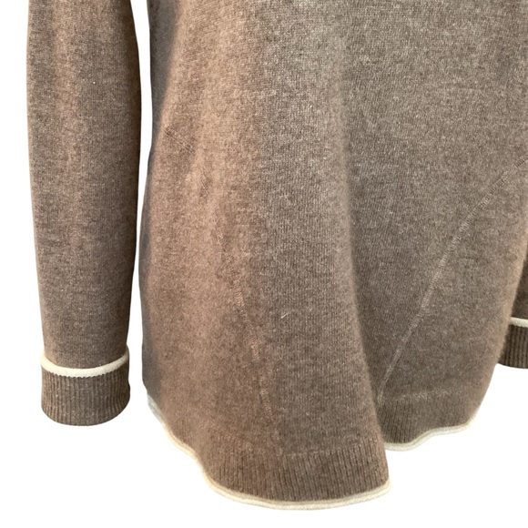 Quince Hooded Cashmere Sweater Tan - Picture 5 of 9